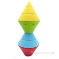 Silicone Soft Stacking Blocs Toys Apprend Montessori Game